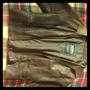 Vintage Italian Leather Jacket Purchased in Italy